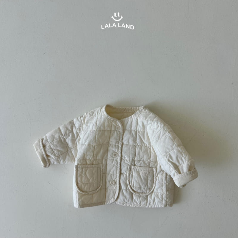 Lalaland - Korean Baby Fashion - #babygirlfashion - Bebe Toast Quilted Jacket - 4