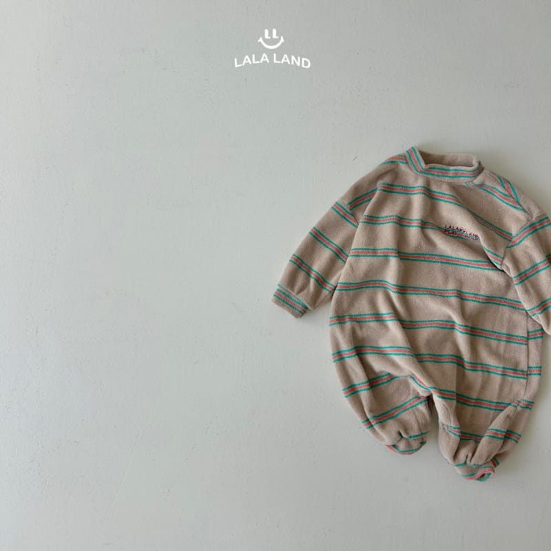 Lalaland - Korean Baby Fashion - #babyoninstagram - Bebe Sand Terry Body Suit - 7