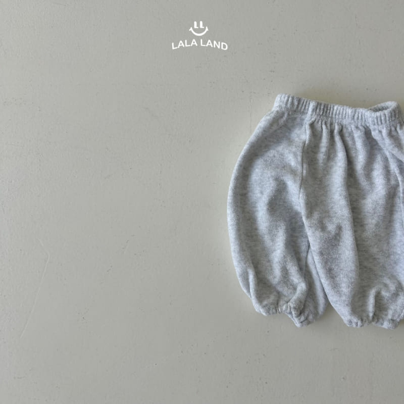 Lalaland - Korean Baby Fashion - #babyoutfit - Bebe Terry Pants - 6
