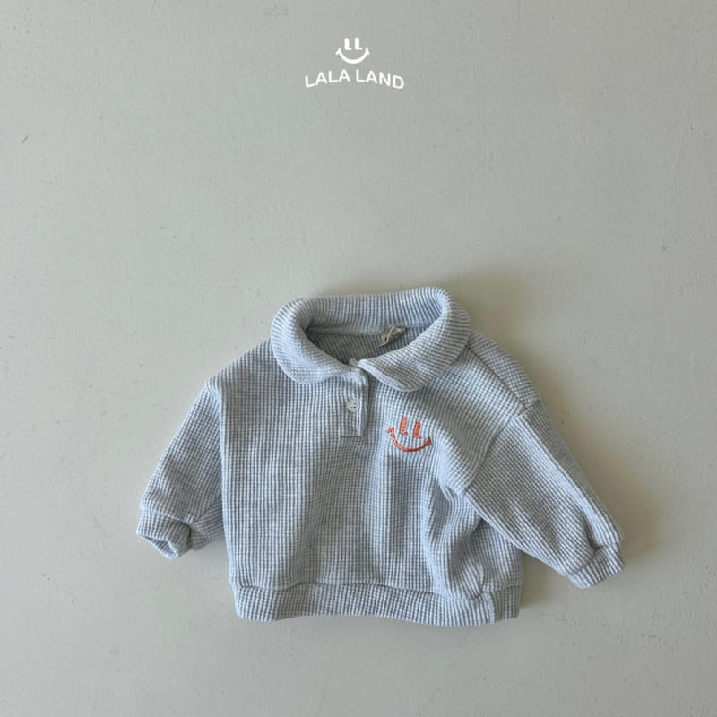 Lalaland - Korean Baby Fashion - #babywear - Bebeb Waffle Collar Sweatshirt - 7