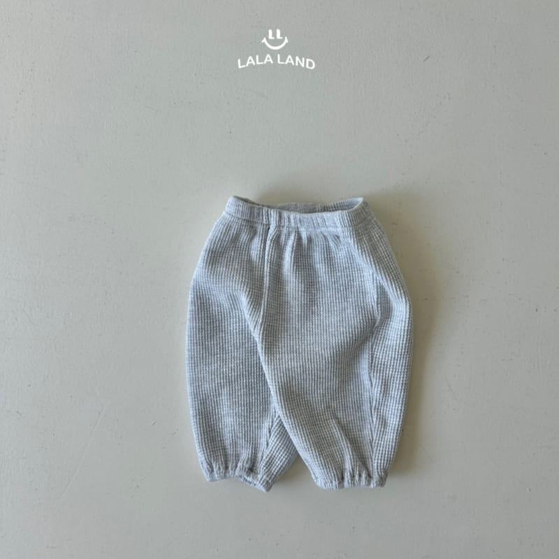 Lalaland - Korean Baby Fashion - #babywear - Bebe Waffle Jogger Pants - 6