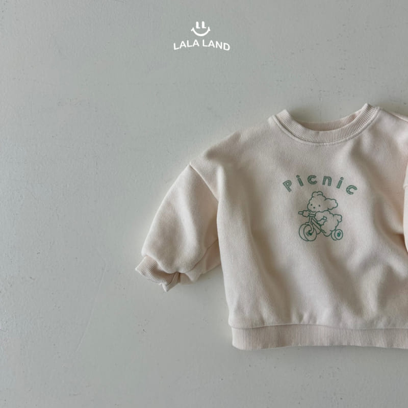 Lalaland - Korean Baby Fashion - #onlinebabyshop - Bebe Picnic Sweatshirt - 3