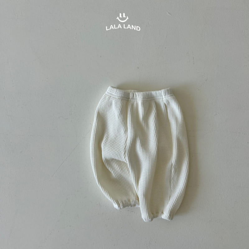 Lalaland - Korean Baby Fashion - #onlinebabyshop - Bebe Waffle Jogger Pants - 8