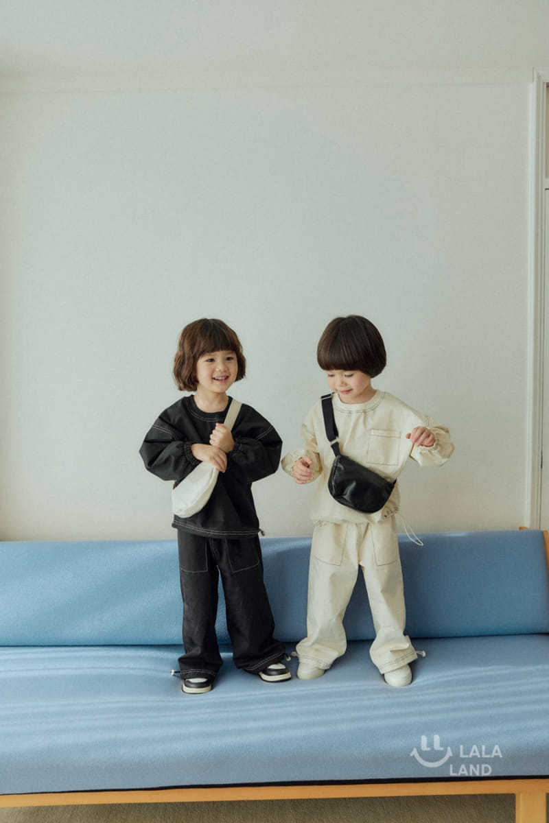 Lalaland - Korean Children Fashion - #Kfashion4kids - Stitch Topper Pants - 3