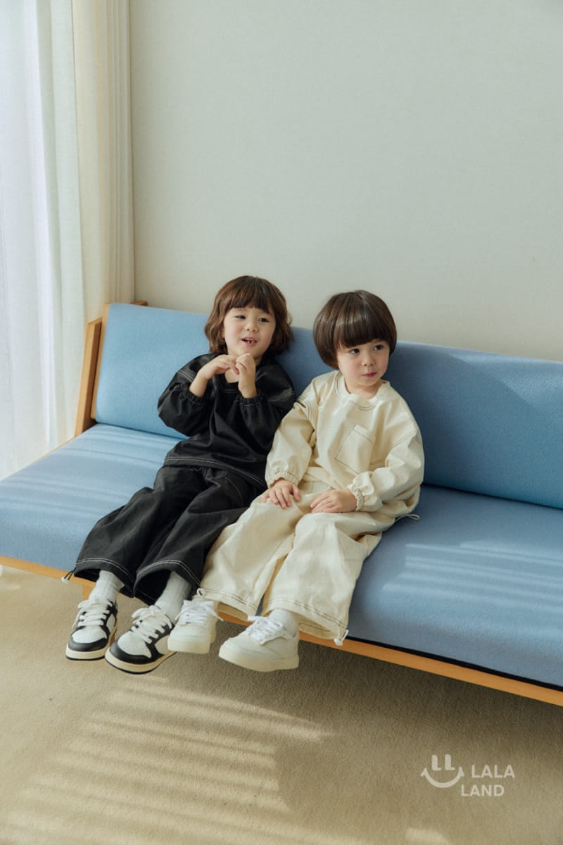 Lalaland - Korean Children Fashion - #childofig - Stitch Topper Pants - 9