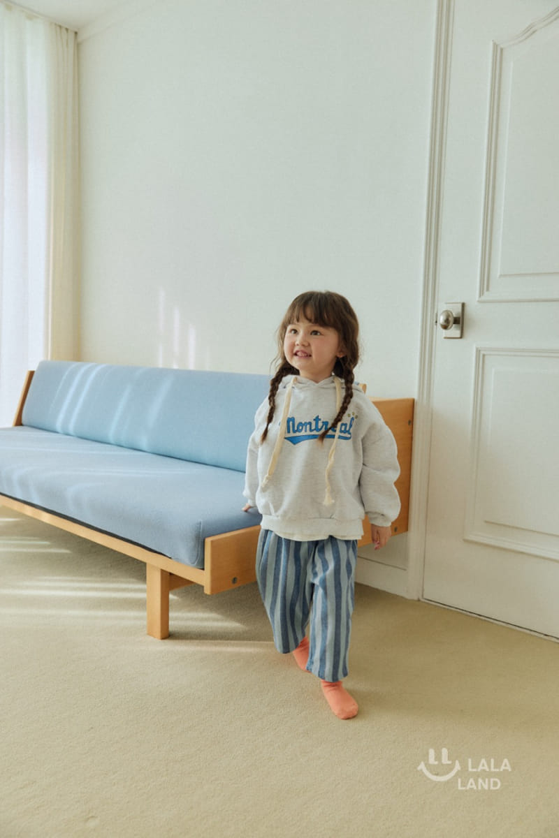 Lalaland - Korean Children Fashion - #childofig - Blue Line Denim Pants - 2