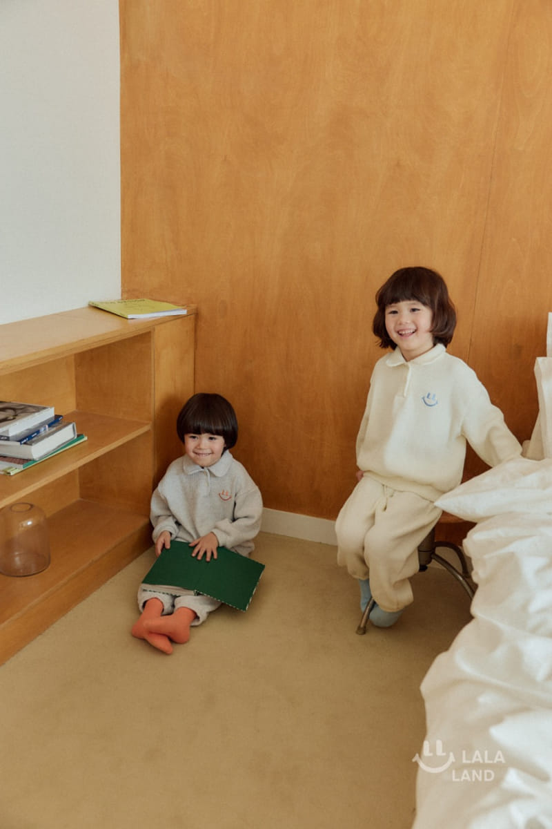 Lalaland - Korean Children Fashion - #childrensboutique - Waffle Collar Sweatshirt - 7