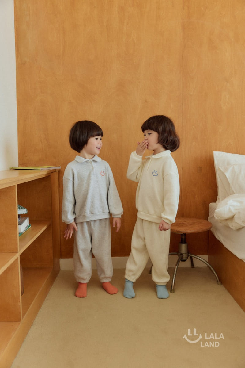 Lalaland - Korean Children Fashion - #childrensboutique - Waffle Jogger Pants - 5