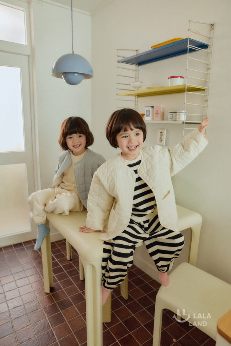 Lalaland - Korean Children Fashion - #childrensboutique - Toast Quilted Jacket