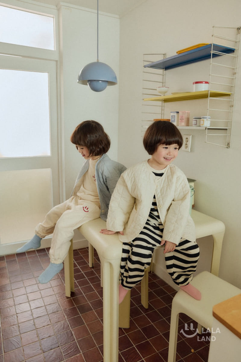 Lalaland - Korean Children Fashion - #designkidswear - Toast Quilted Jacket - 2