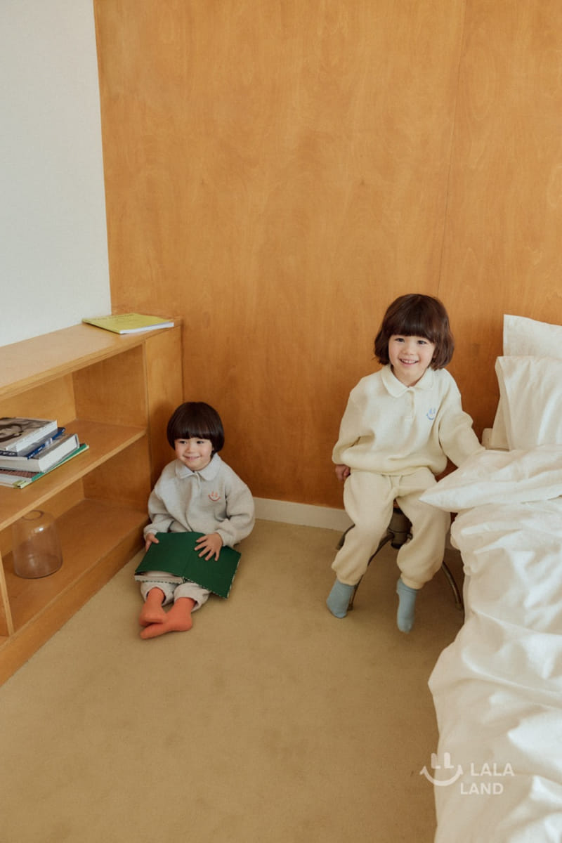 Lalaland - Korean Children Fashion - #discoveringself - Waffle Collar Sweatshirt - 9