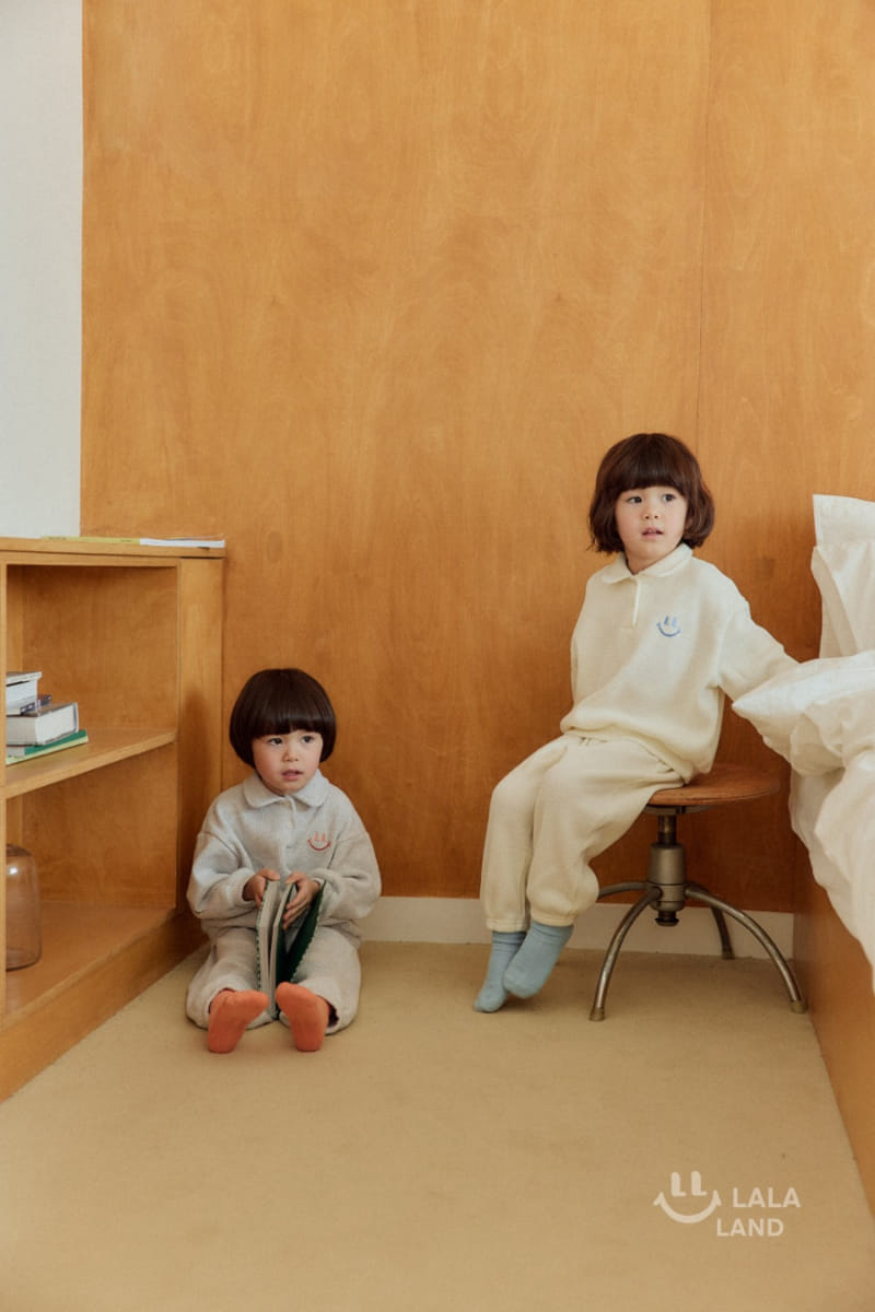 Lalaland - Korean Children Fashion - #fashionkids - Waffle Collar Sweatshirt - 10