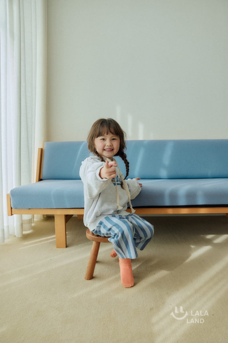Lalaland - Korean Children Fashion - #kidsstore - Blue Line Denim Pants - 9