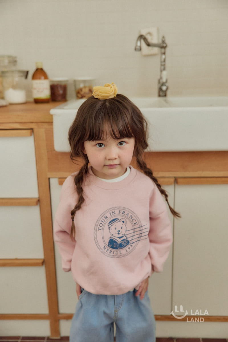 Lalaland - Korean Children Fashion - #kidzfashiontrend - Stamp Sweatshirt - 6