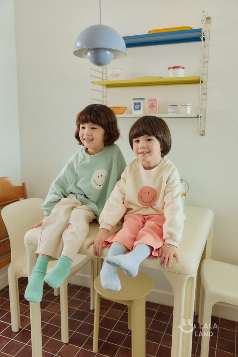 Lalaland - Korean Children Fashion - #kidzfashiontrend - Smile Sweatshirt - 2