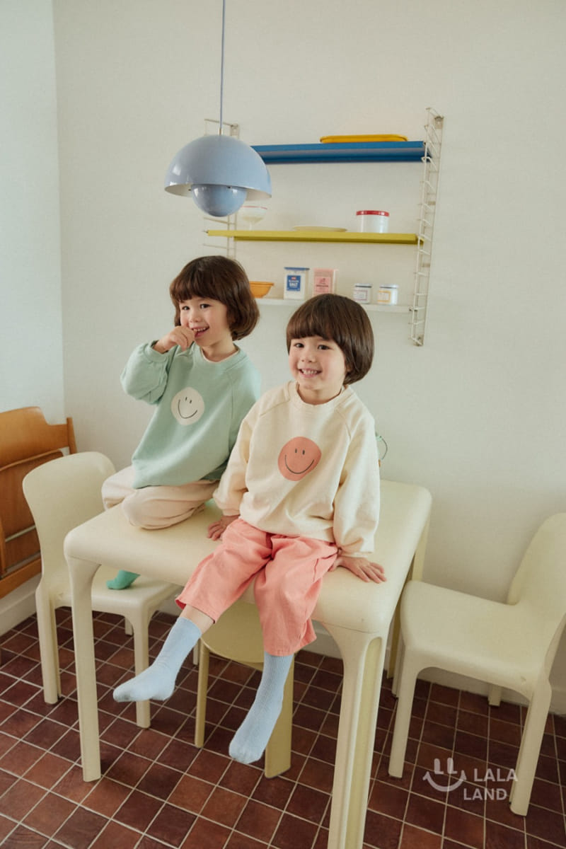 Lalaland - Korean Children Fashion - #Kfashion4kids - Smile Sweatshirt - 4