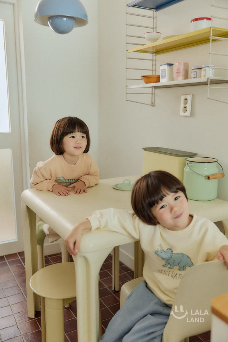 Lalaland - Korean Children Fashion - #littlefashionista - Dinosaur Sweatshirt - 3
