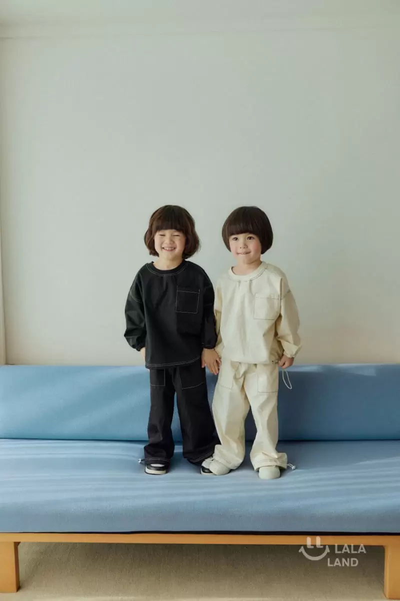 Lalaland - Korean Children Fashion - #Kfashion4kids - Stitch Topper Pants - 4