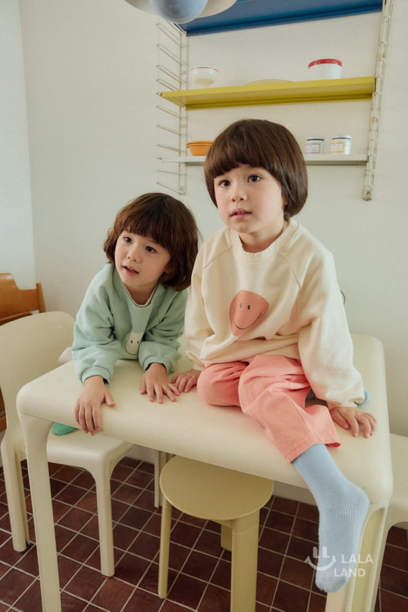 Lalaland - Korean Children Fashion - #minifashionista - Smile Sweatshirt - 6