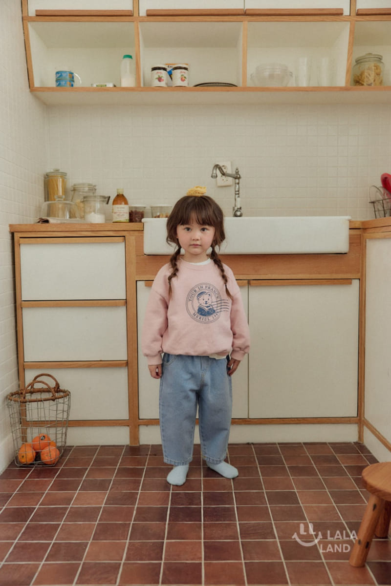 Lalaland - Korean Children Fashion - #minifashionista - Circle Baggy Denim Pants