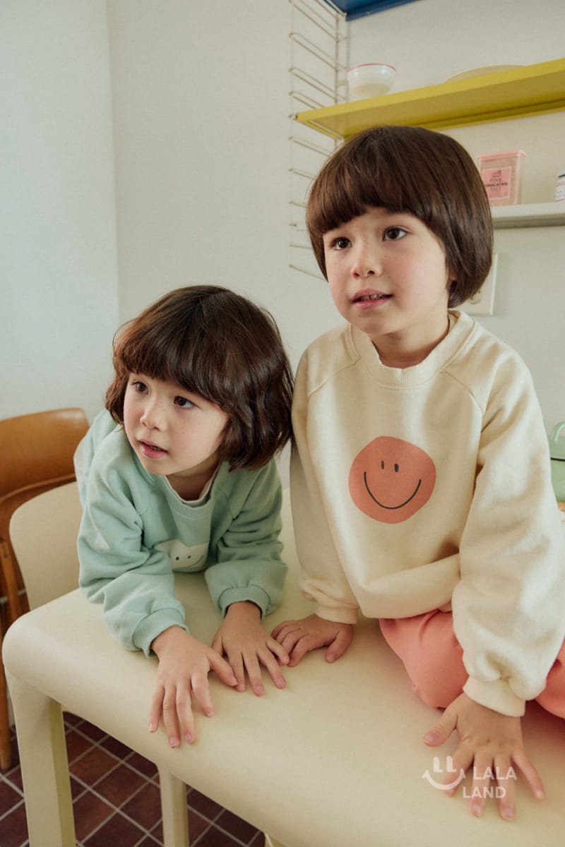 Lalaland - Korean Children Fashion - #prettylittlegirls - Smile Sweatshirt - 7