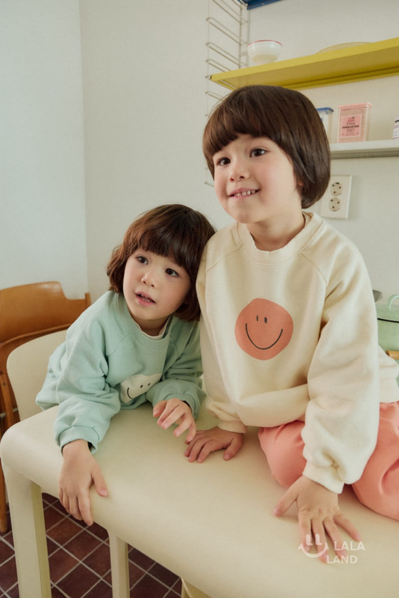 Lalaland - Korean Children Fashion - #todddlerfashion - Smile Sweatshirt - 8