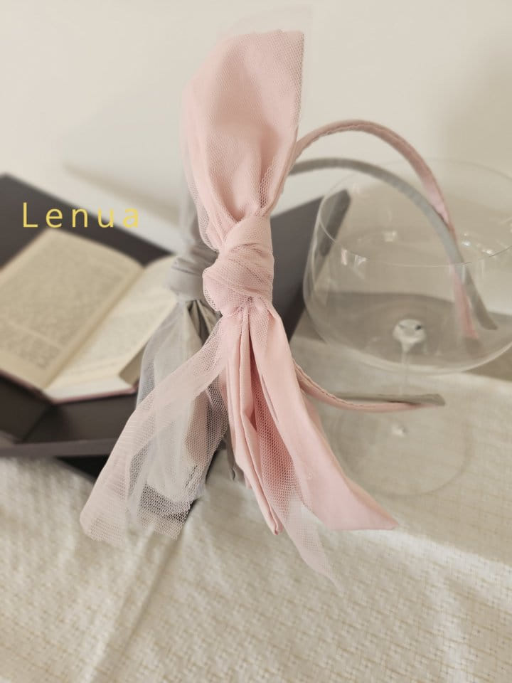 Lenua - Korean Baby Fashion - #babyfever - C Sha Ribbon Hair Band - 5