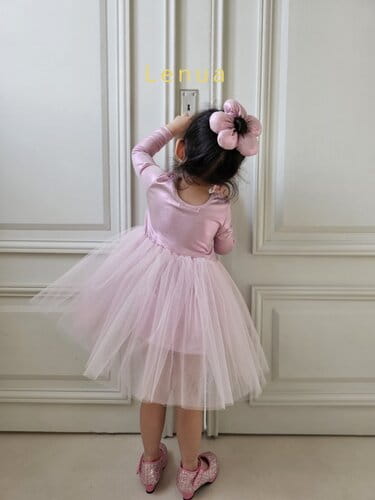 Lenua - Korean Baby Fashion - #babygirlfashion - Bling Flower Scrunchy - 2