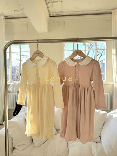 Lenua - Korean Children Fashion - #Kfashion4kids - Heart One-Piece - 3