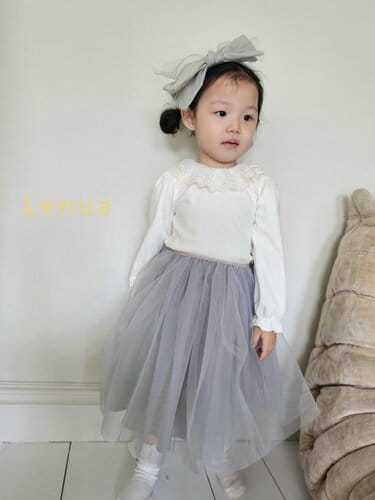 Lenua - Korean Children Fashion - #littlefashionista - Reversible Sha Skirt - 6