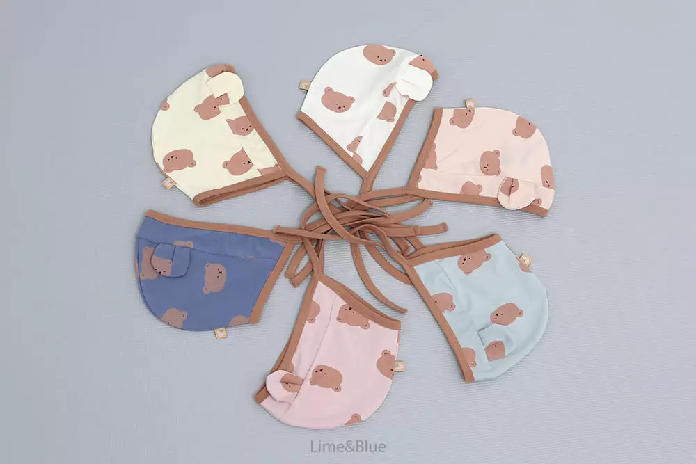 Lime & Blue - Korean Baby Fashion - #babyboutique - Bear Baby Suit Hat