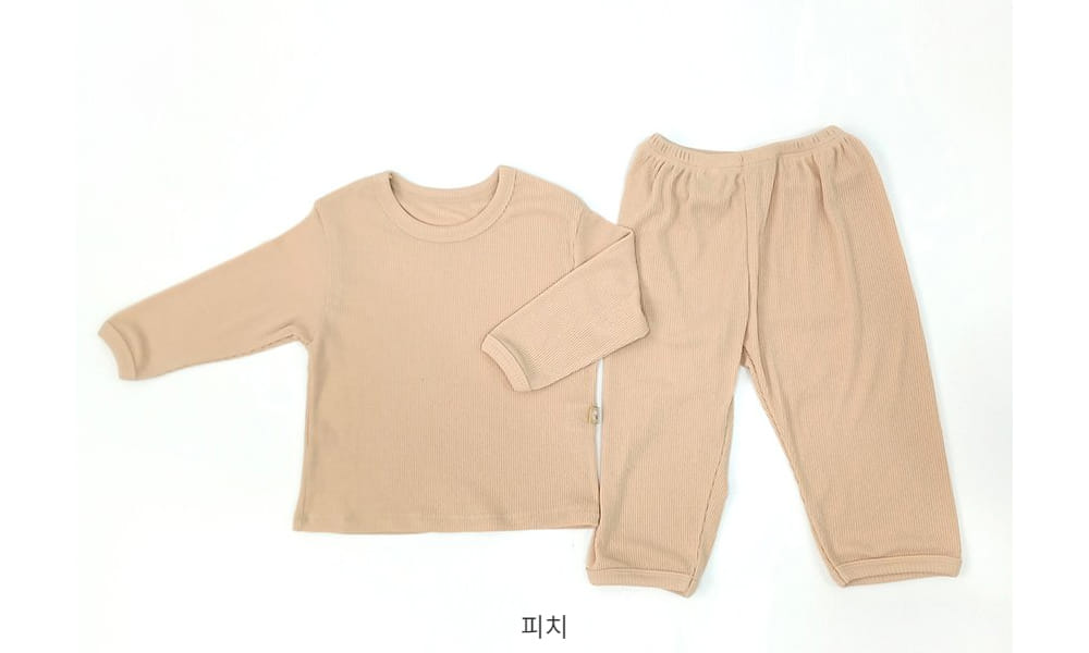 Lime & Blue - Korean Children Fashion - #Kfashion4kids - MOM Rib Bong Bong Easy Wear - 9
