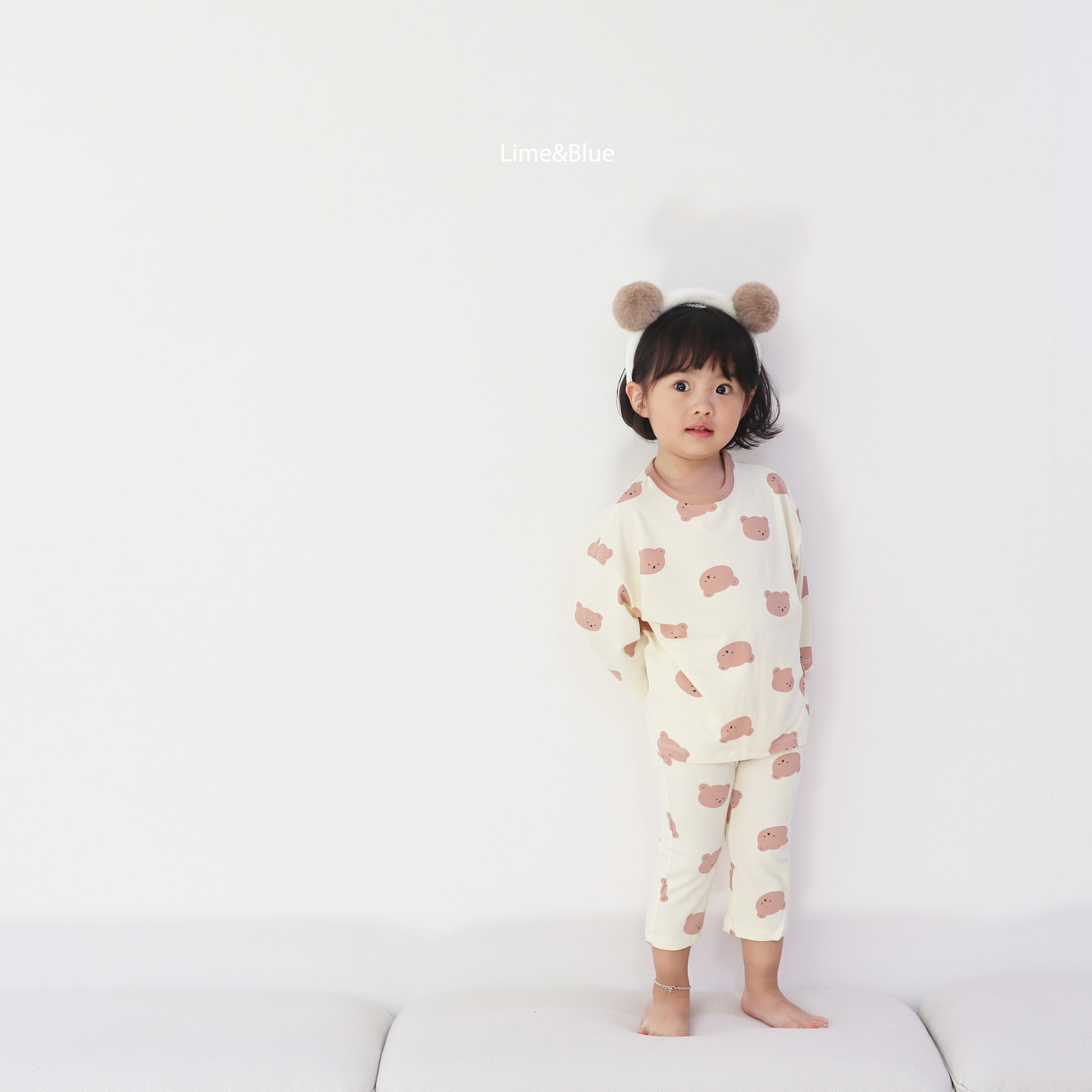 Lime & Blue - Korean Children Fashion - #designkidswear - Bear Easy Wear - 8