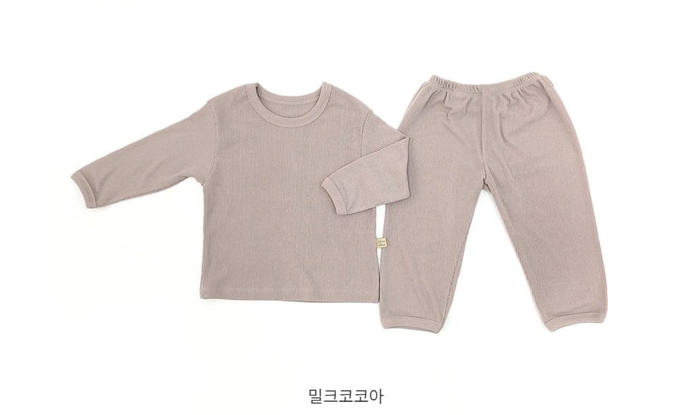 Lime & Blue - Korean Children Fashion - #designkidswear - MOM Rib Bong Bong Easy Wear - 4