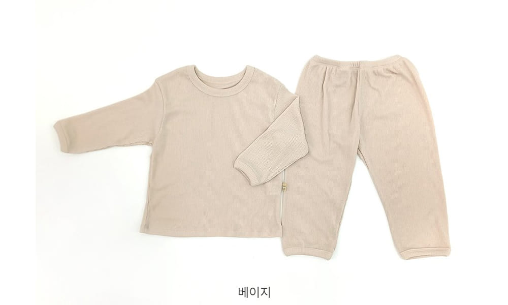 Lime & Blue - Korean Children Fashion - #fashionkids - MOM Rib Bong Bong Easy Wear - 5