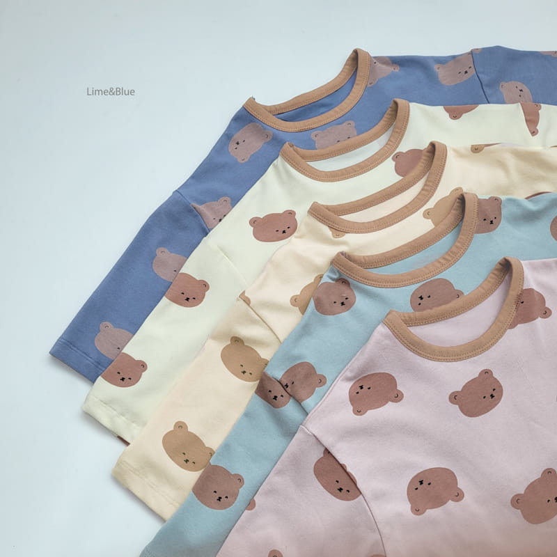 Lime & Blue - Korean Children Fashion - #kidsshorts - Bear Easy Wear - 11