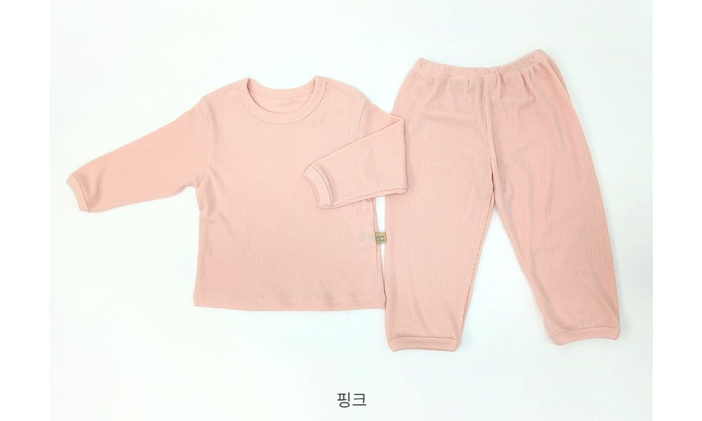 Lime & Blue - Korean Children Fashion - #littlefashionista - MOM Rib Bong Bong Easy Wear - 10