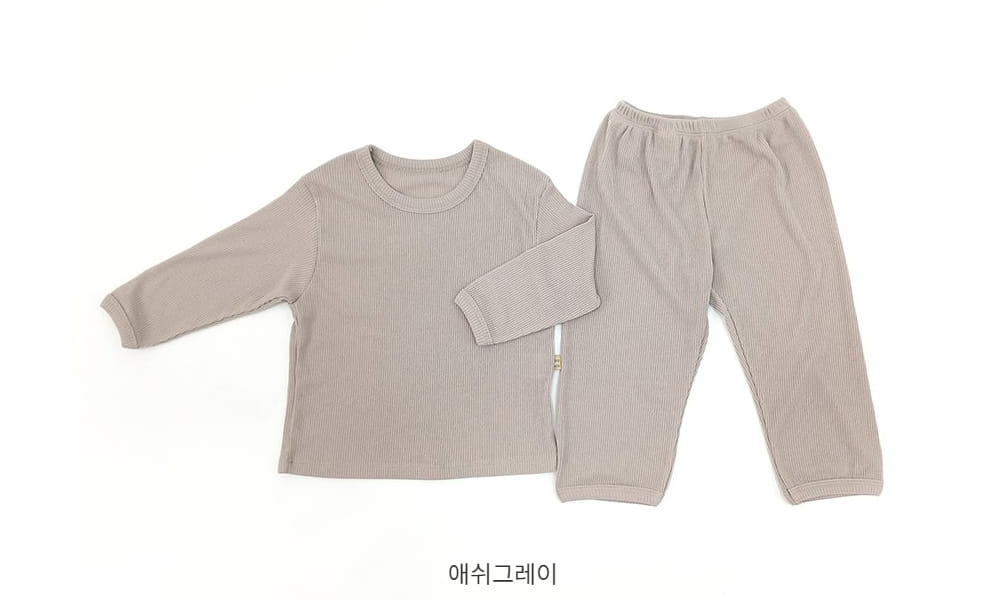 Lime & Blue - Korean Children Fashion - #minifashionista - Rib Bong Bong Easy Wear - 7
