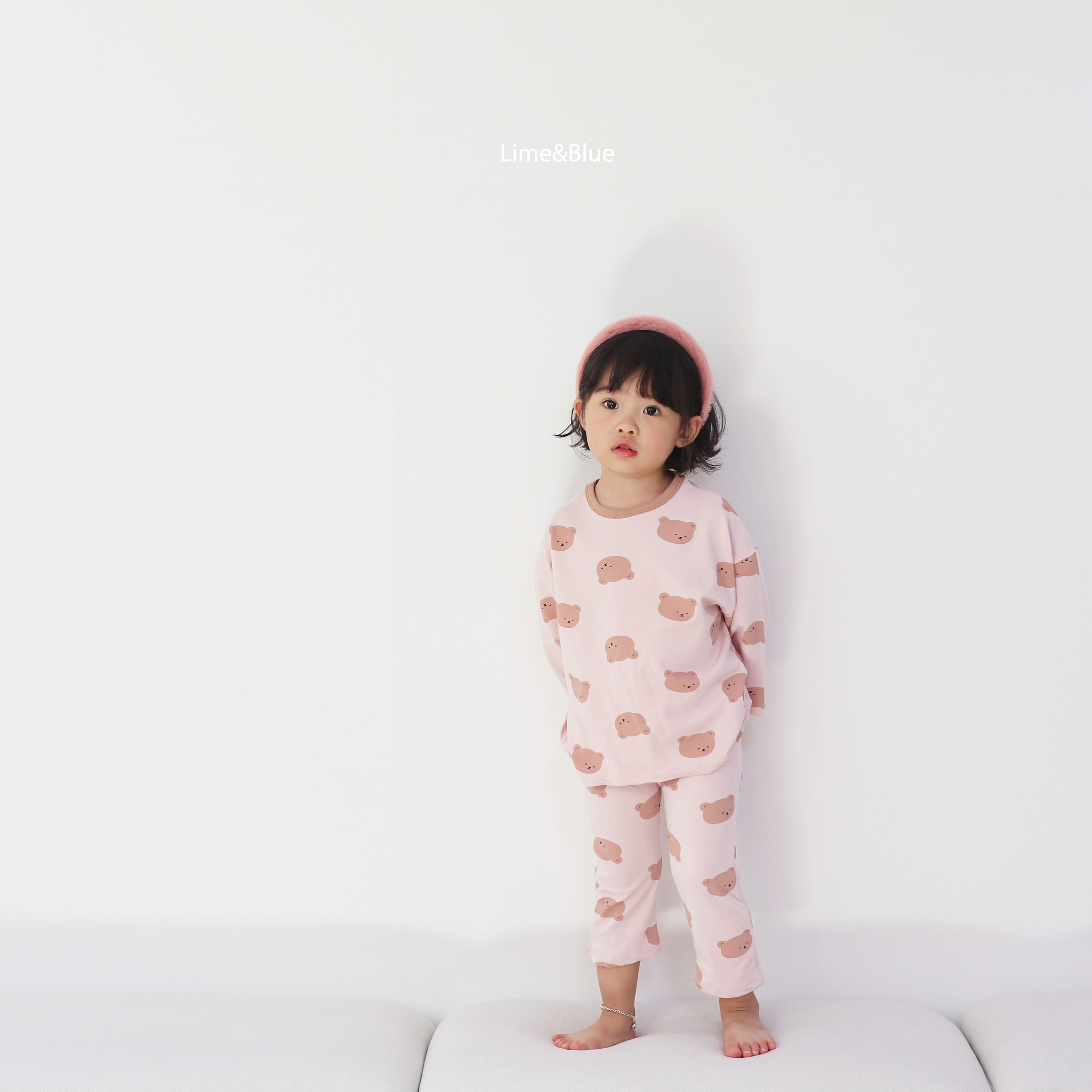 Lime & Blue - Korean Children Fashion - #todddlerfashion - Bear Easy Wear - 4