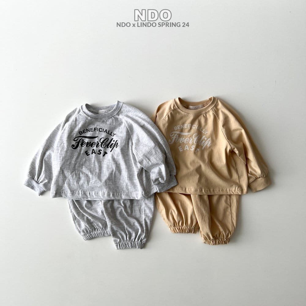 Lindo - Korean Children Fashion - #Kfashion4kids - Single Top Bottom Set