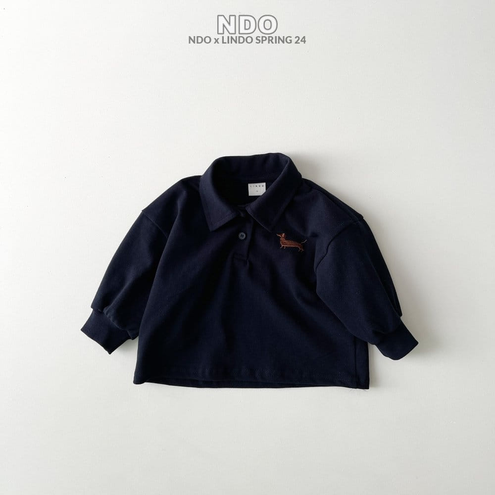 Lindo - Korean Children Fashion - #designkidswear - Dax Colloar Tee - 3