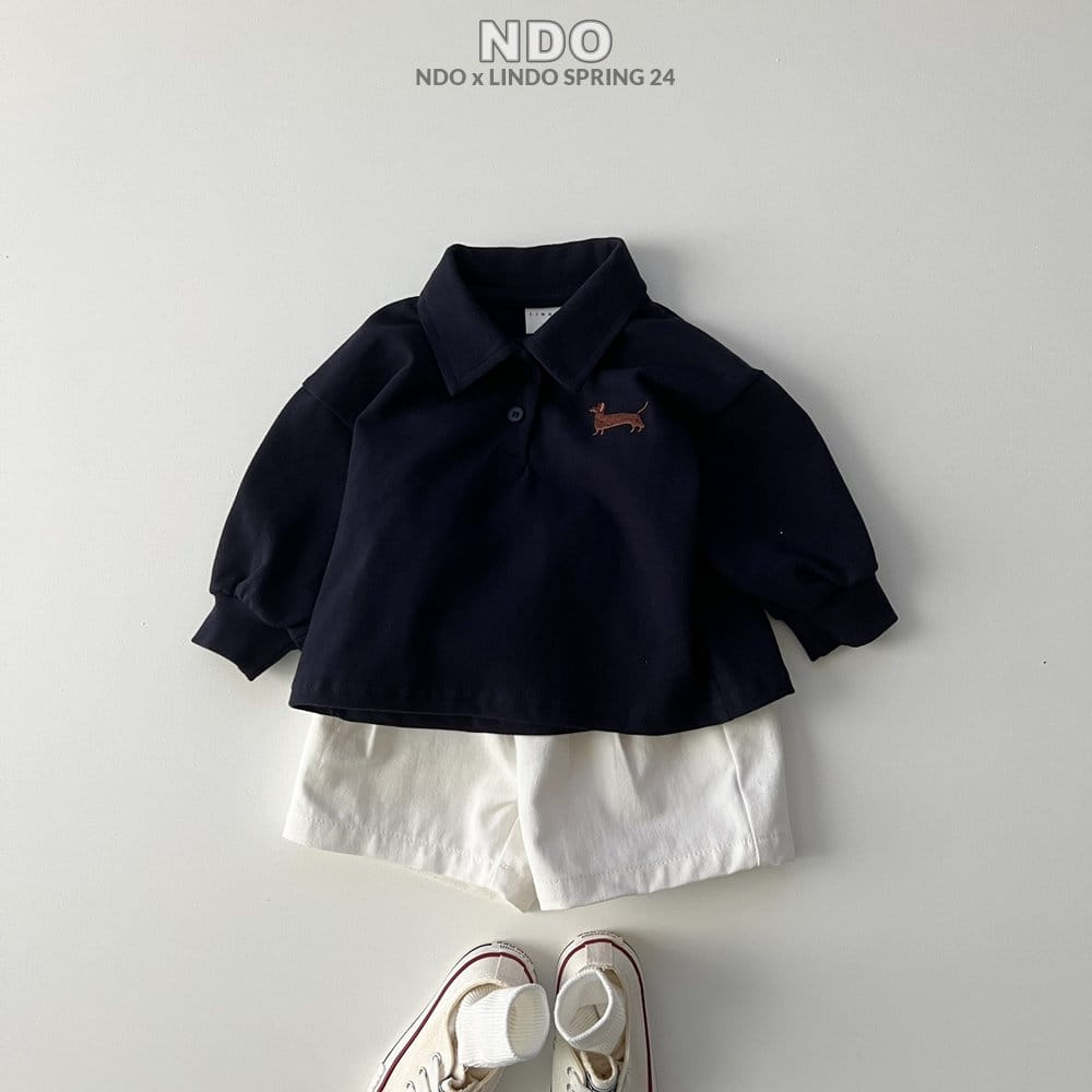 Lindo - Korean Children Fashion - #kidsshorts - Dax Colloar Tee - 6