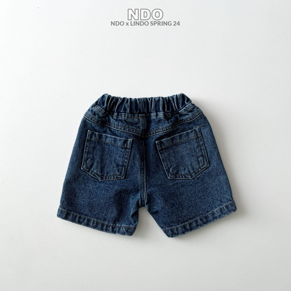 Lindo - Korean Children Fashion - #kidzfashiontrend - Denim Shorts  - 2