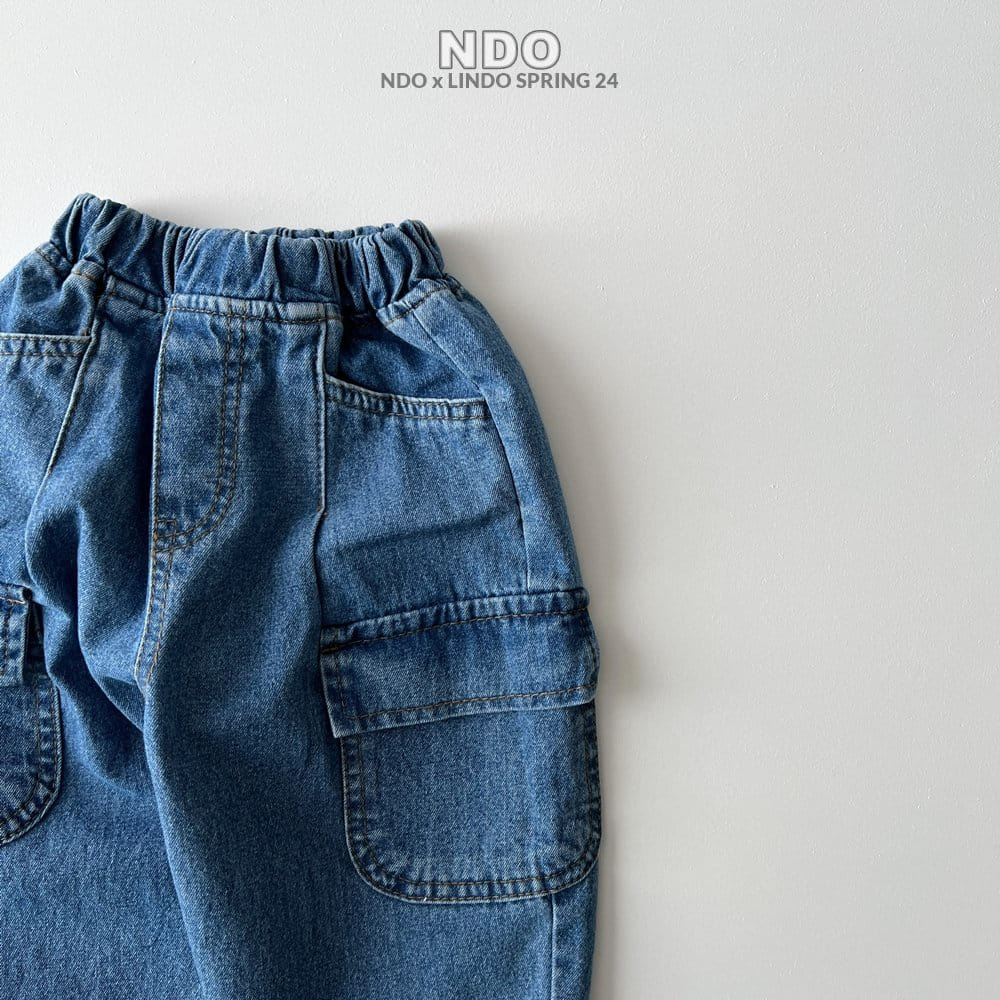 Lindo - Korean Children Fashion - #minifashionista - Geonbbang Denim Pants - 2