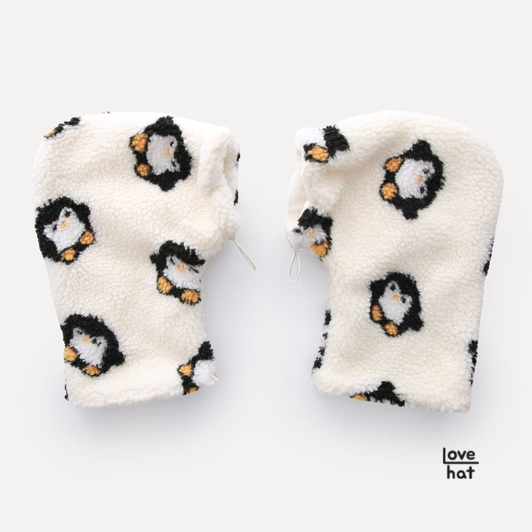 Love Hat - Korean Baby Fashion - #babyfever - Penguin Kick Board Gloves - 4