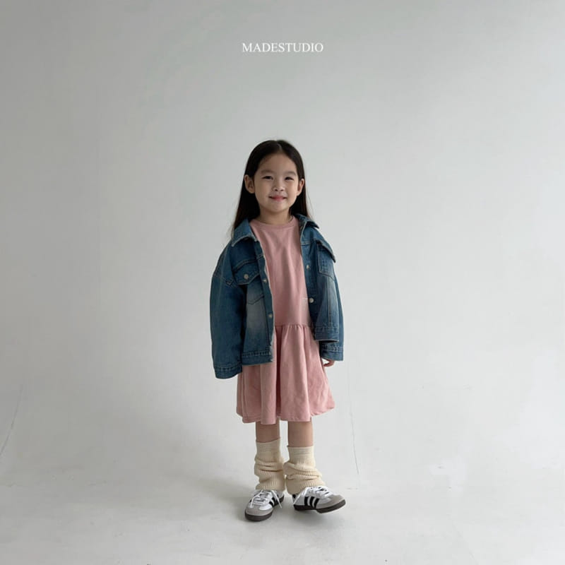 Made Studio - Korean Children Fashion - #childrensboutique - Shirring One-Piece - 2