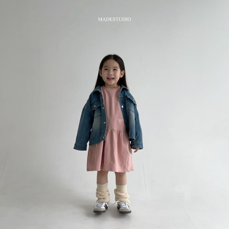 Made Studio - Korean Children Fashion - #fashionkids - Shirring One-Piece - 5