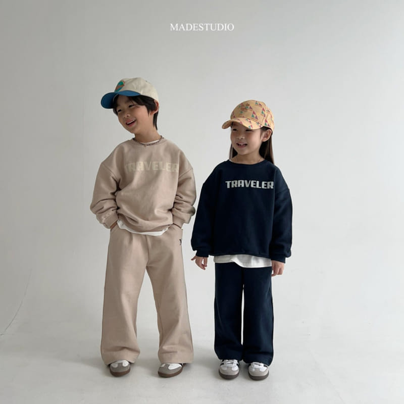 Made Studio - Korean Children Fashion - #fashionkids - Travel Sweatshirt - 2