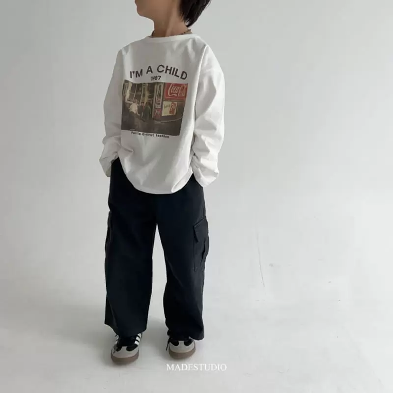 Made Studio - Korean Children Fashion - #fashionkids - Cargo Pants - 4