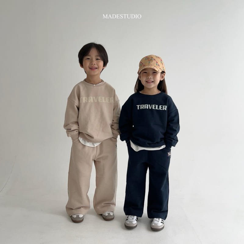 Made Studio - Korean Children Fashion - #kidsshorts - Travel Sweatshirt - 3